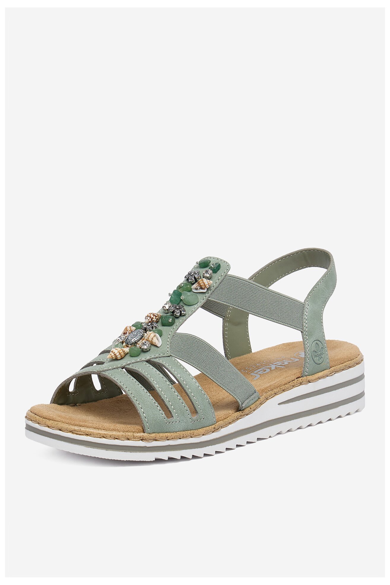 Sandały Rieker CEO-V0649-52 Oliwkowy jasny