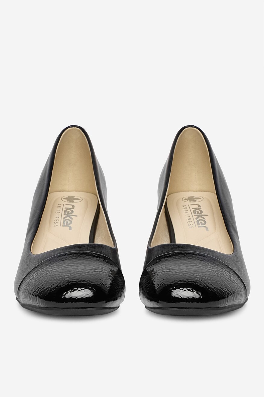 
                Елегантни обувки Rieker ЧЕРЕН - 2230092745642