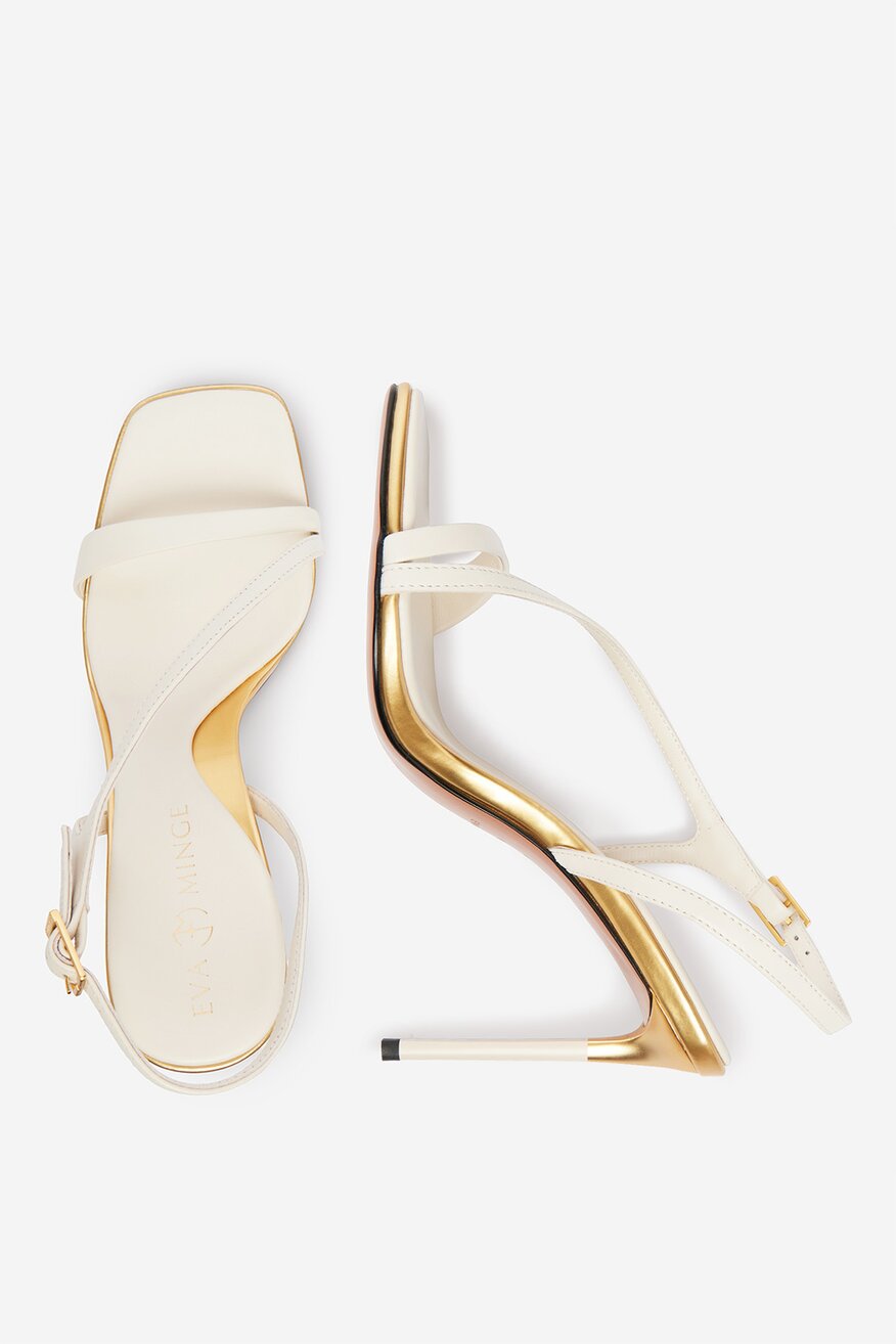 
                EVA MINGE - Sandały skórzane - 5906751796535