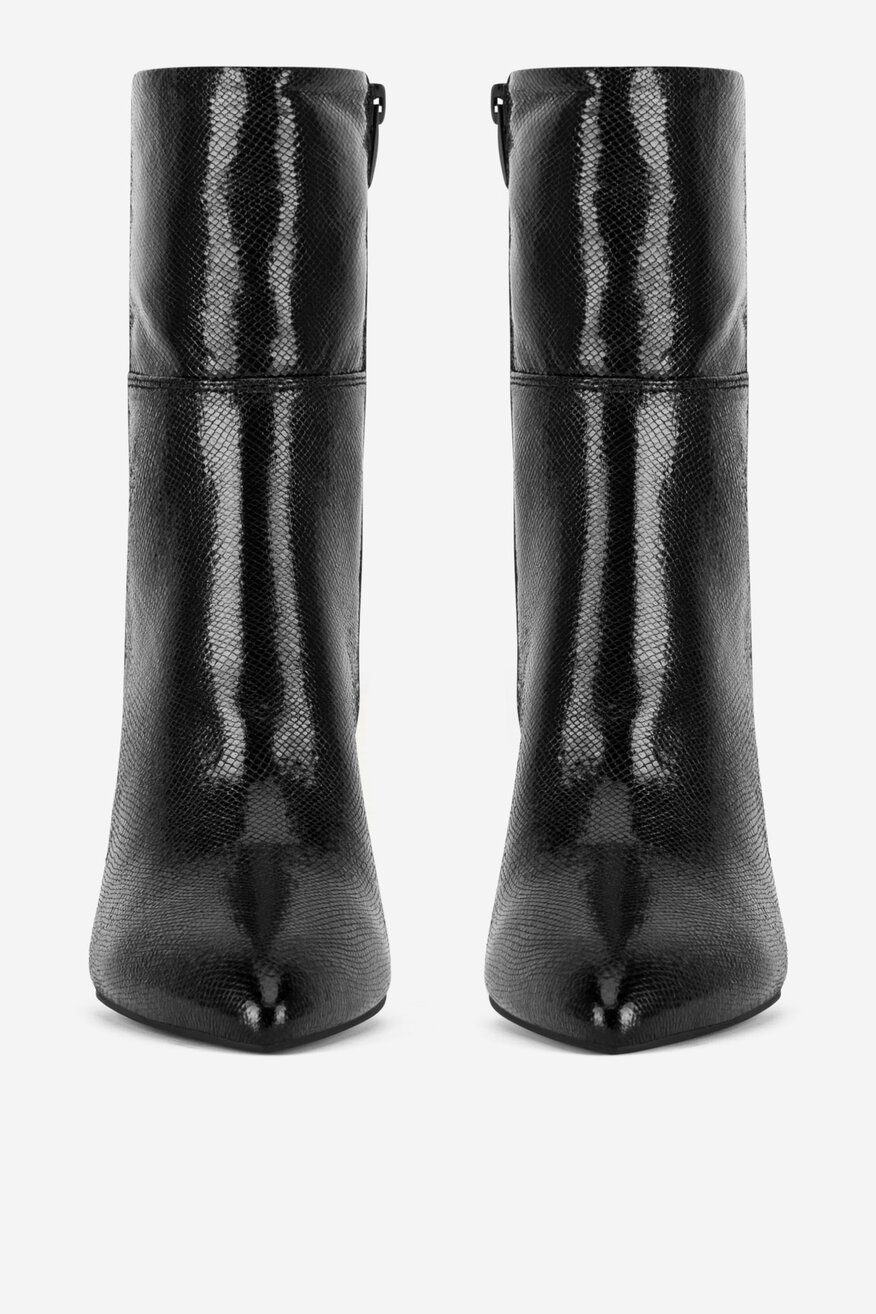 Mexx - Botki ocieplane na słupku - 5905588894636