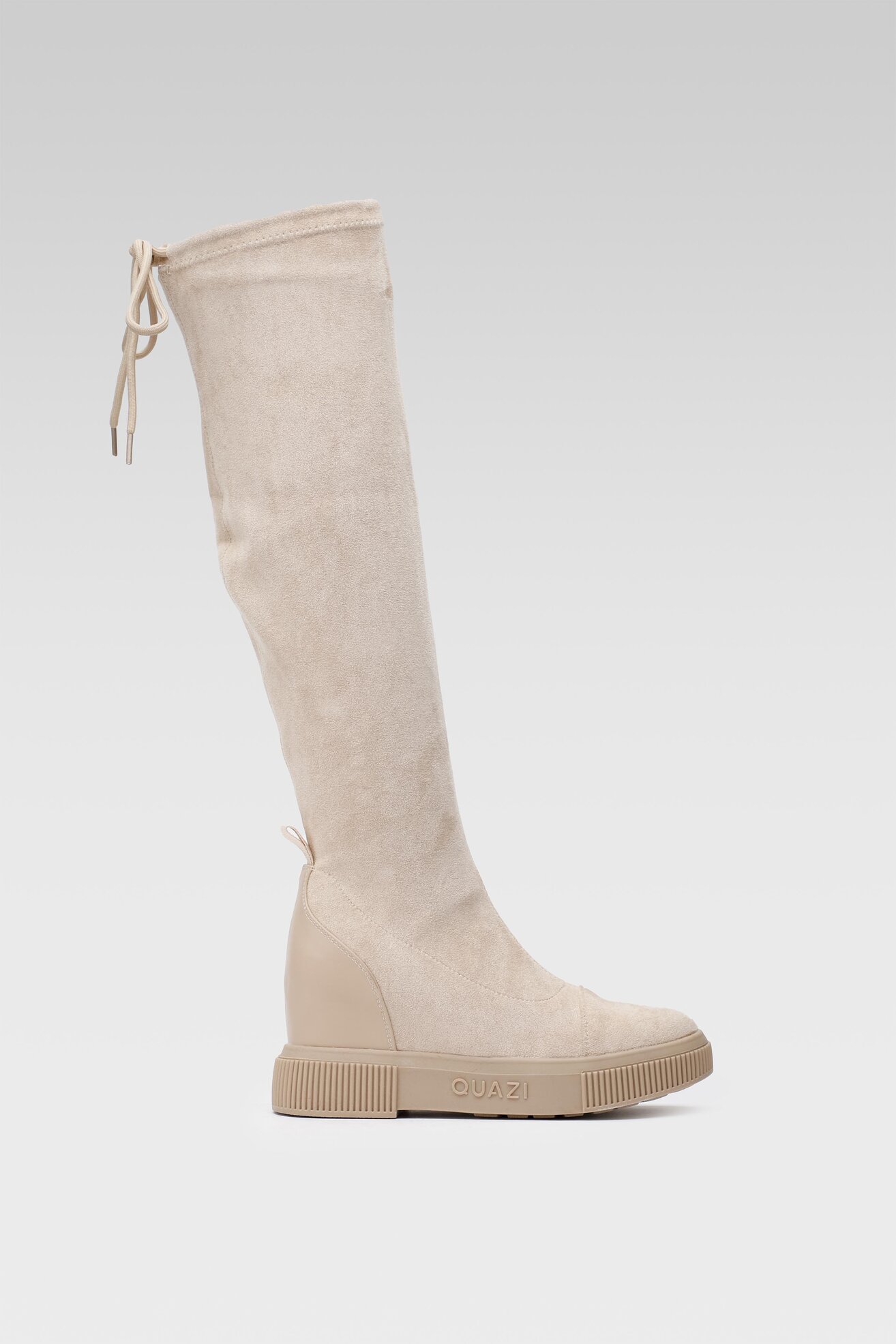 Kozaki Quazi NATTALIE-02 Beżowy