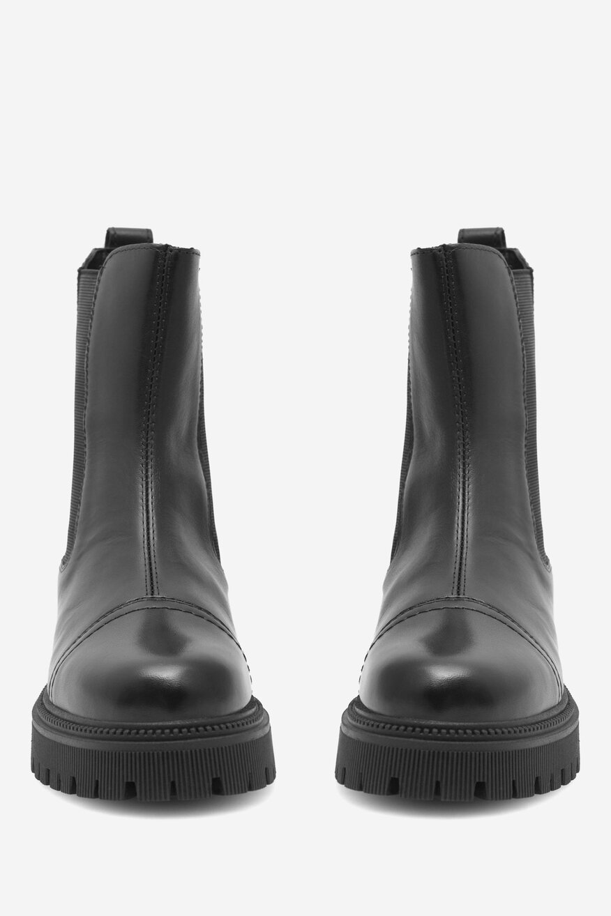 
                Lasocki - Skórzane botki - 5905588196686