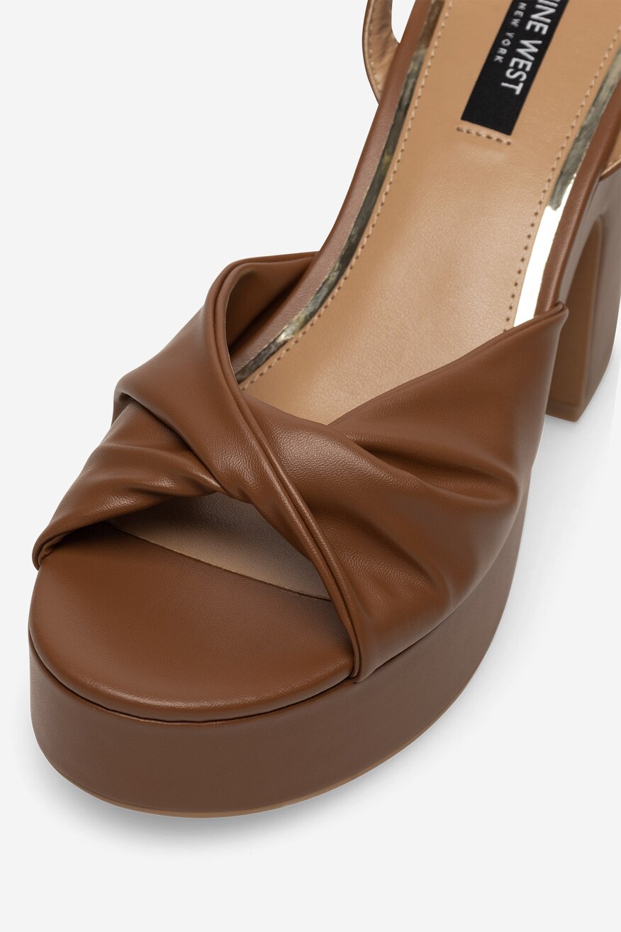 Sandály NINE WEST HNĚDÁ - 5905588559672