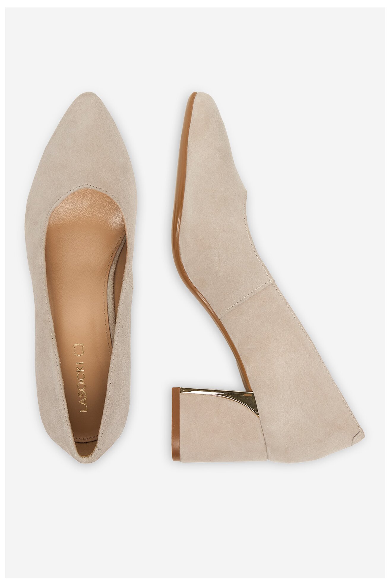 Czółenka Lasocki CEO-WB-UMI-01 Beżowy