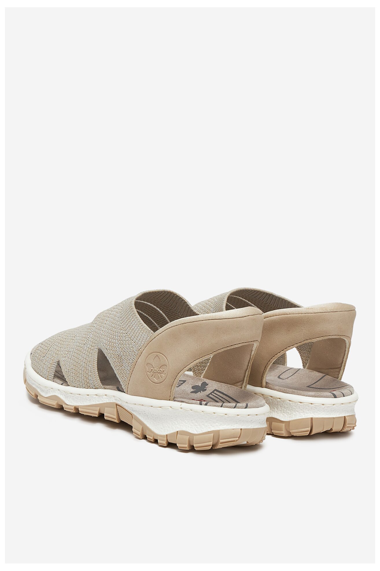 Sandały Rieker 68895-64 Beżowy jasny