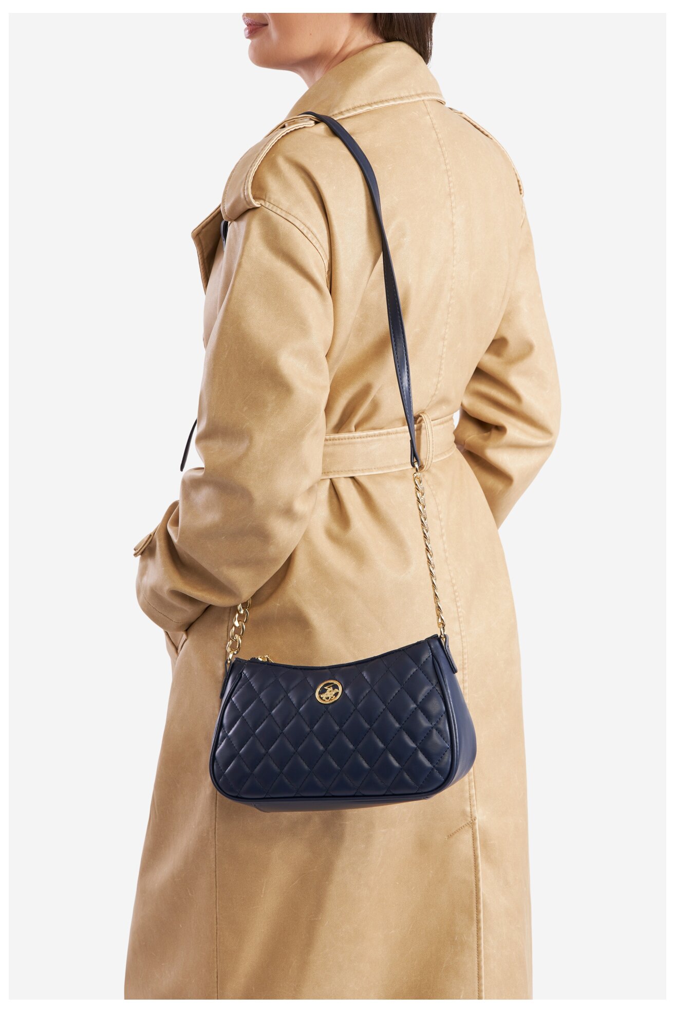 Kézitáska Beverly Hills Polo Club BHPC-K-035-06 SÖTÉTKÉK