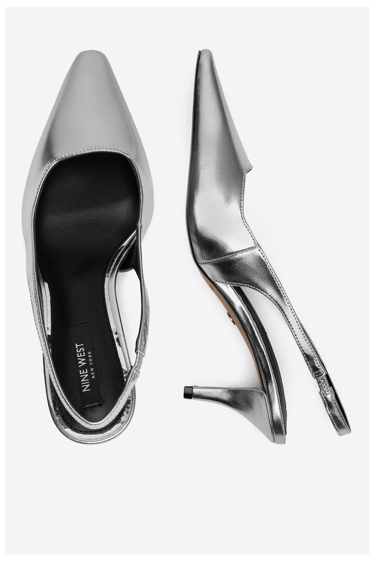 Pantofi cu toc NINE WEST WFA3377-1 ARGINTIU