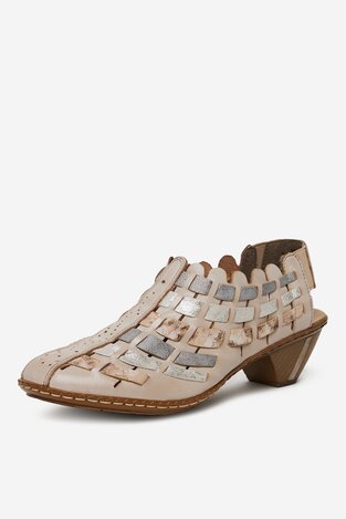 Туфлі-Човники Rieker 46778-64 СВІТЛО-БЕЖЕВИЙ