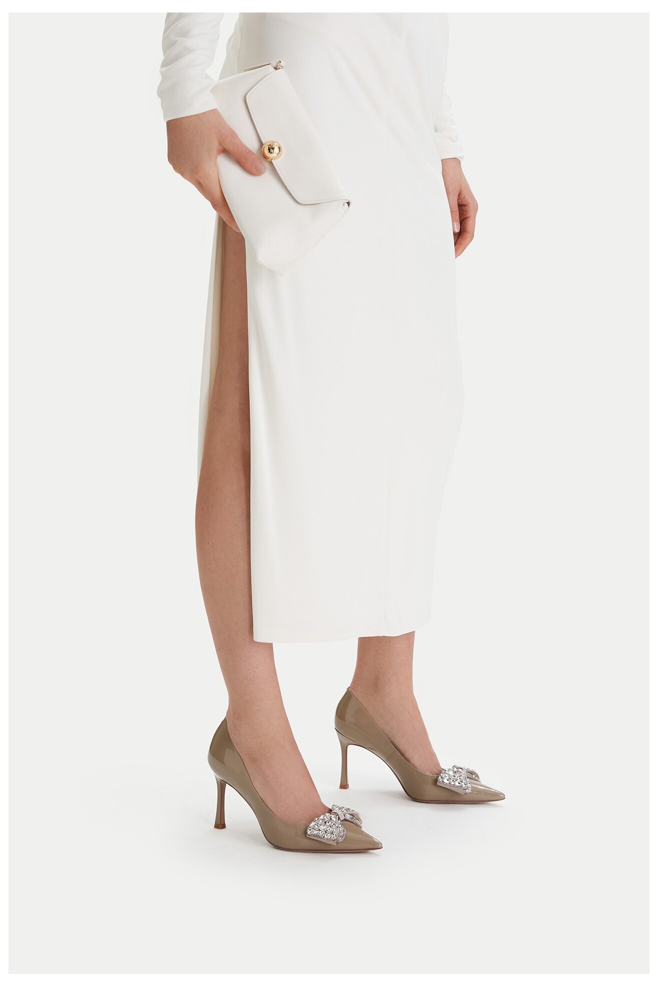 Czółenka EVA MINGE SARA-V1278-388-2 Beżowy