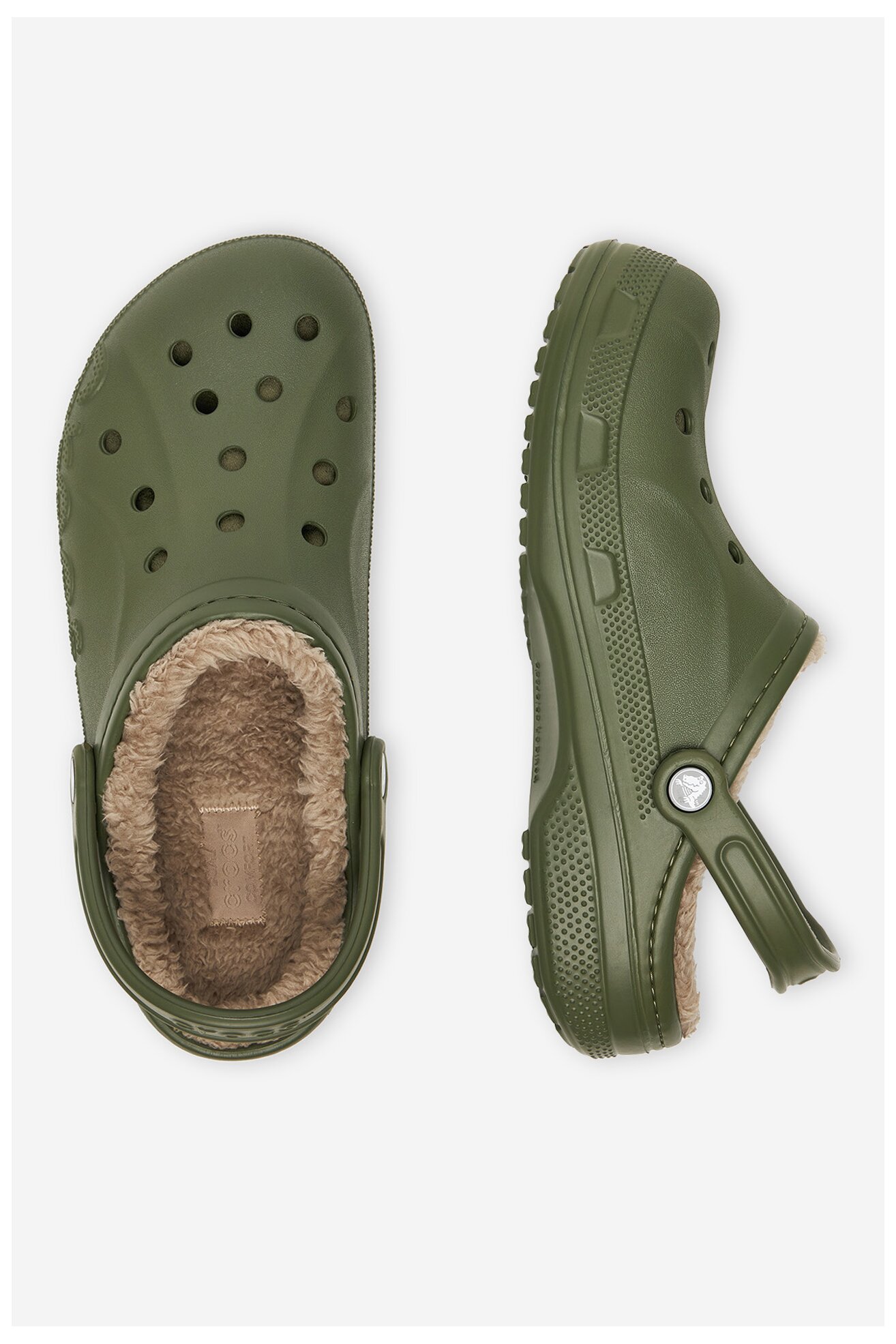 Папуче за базен Crocs C-BAYA LINED CLOG 205969-3TC ZELENA