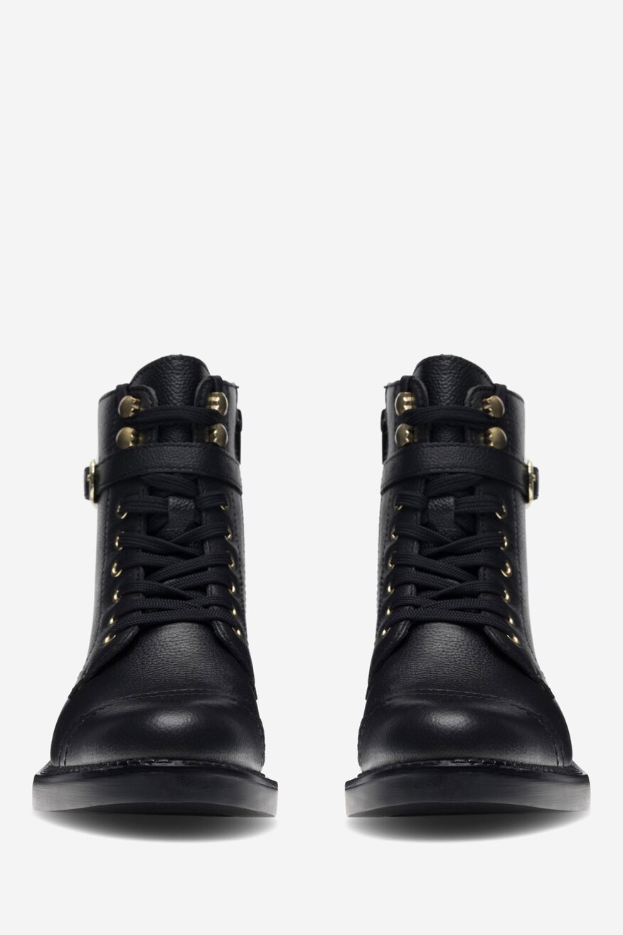 Lasocki - Trzewiki skórzane ocieplane - 5905588100737