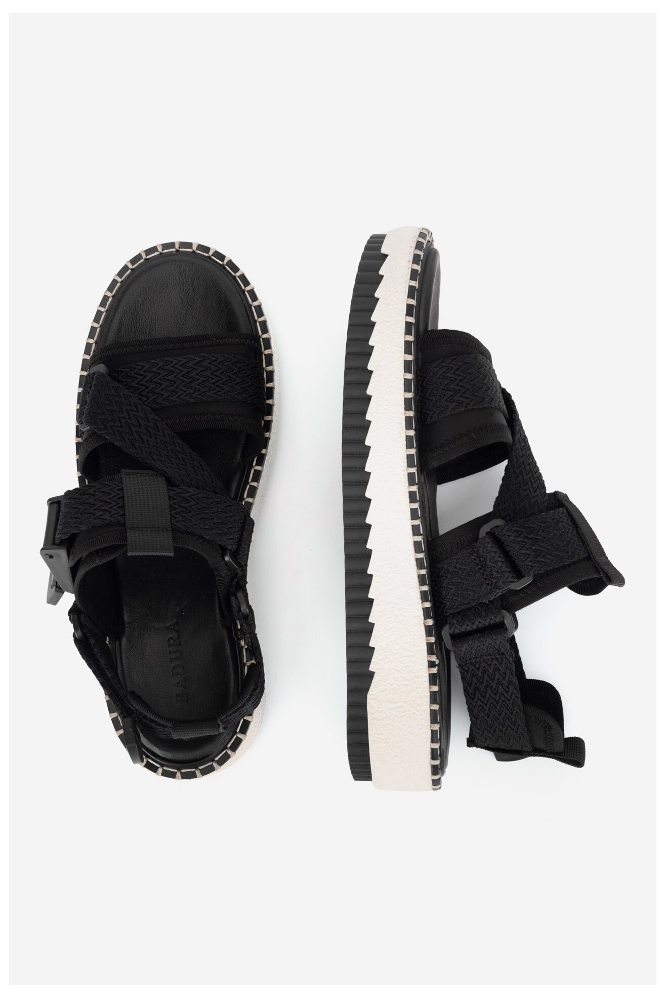 Sandały Badura BEKI-01W3-006 Czarny