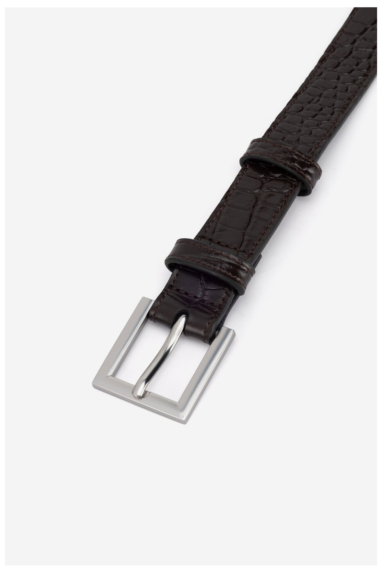 Pasek damski Gino Rossi BLYL23002 Brązowy ciemny