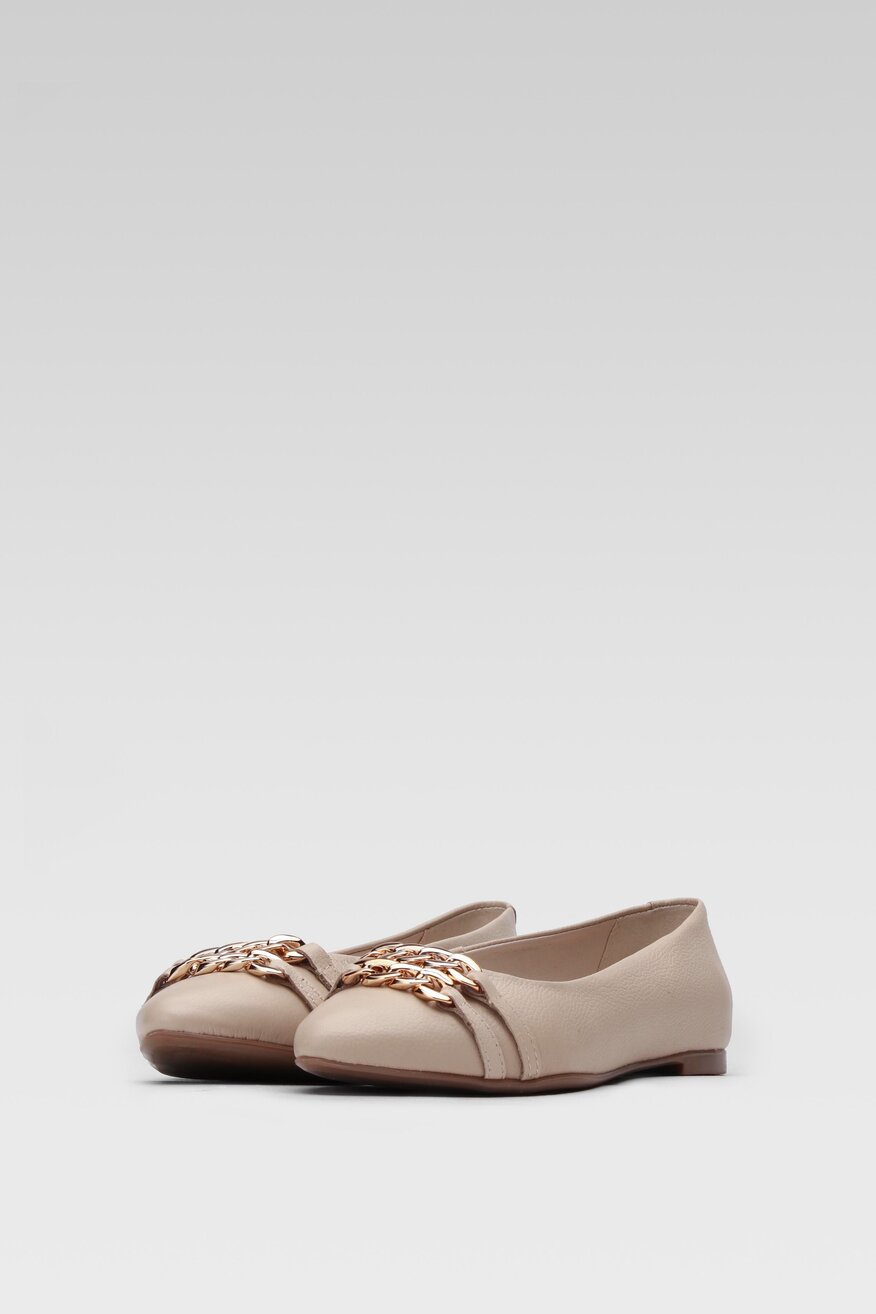 Lasocki - Skórzane baleriny - 5904862703879