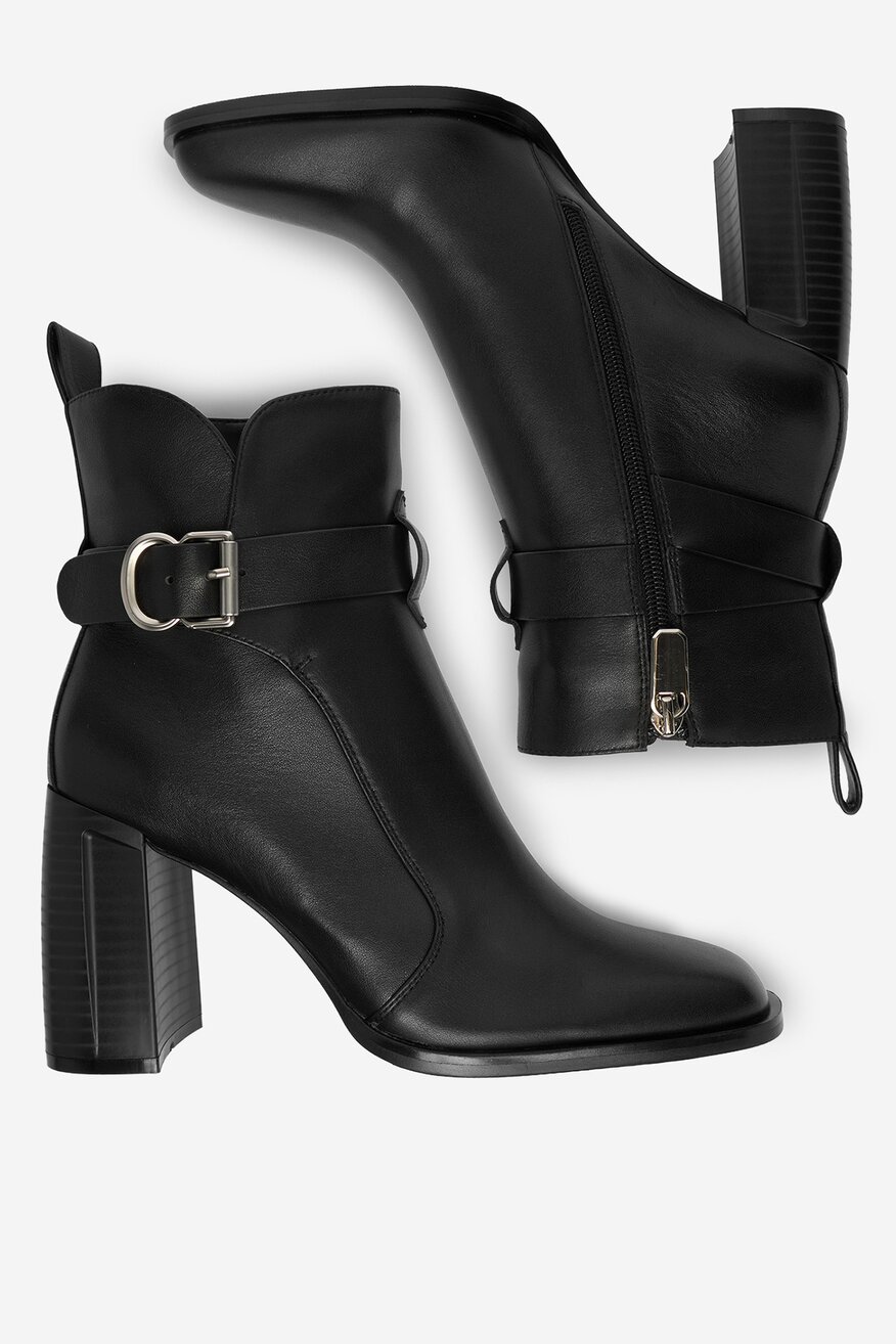 Badura - Botki skórzane - 5906751419588