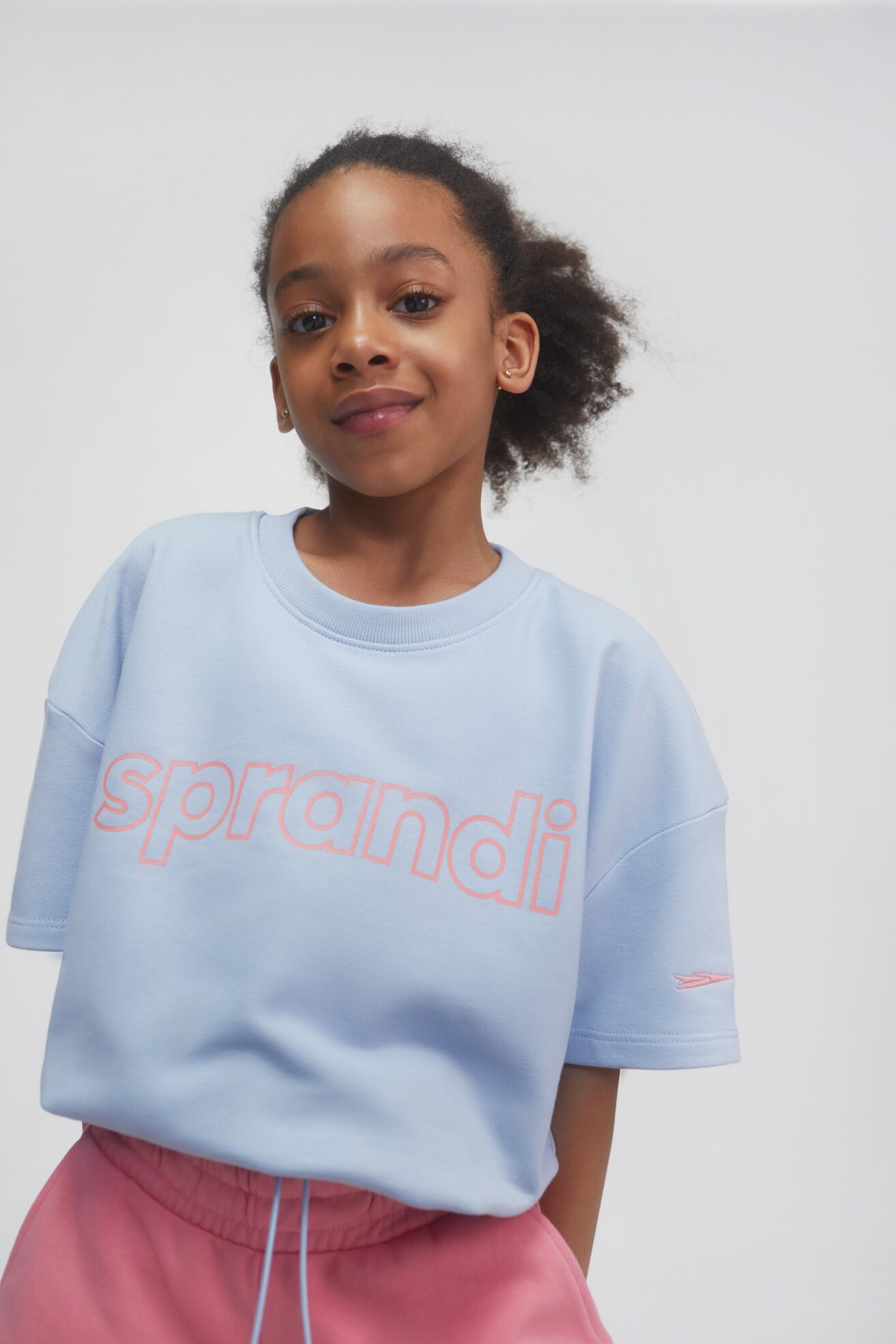 T-shirt Sprandi SS21-TSG002 Niebieski jasny