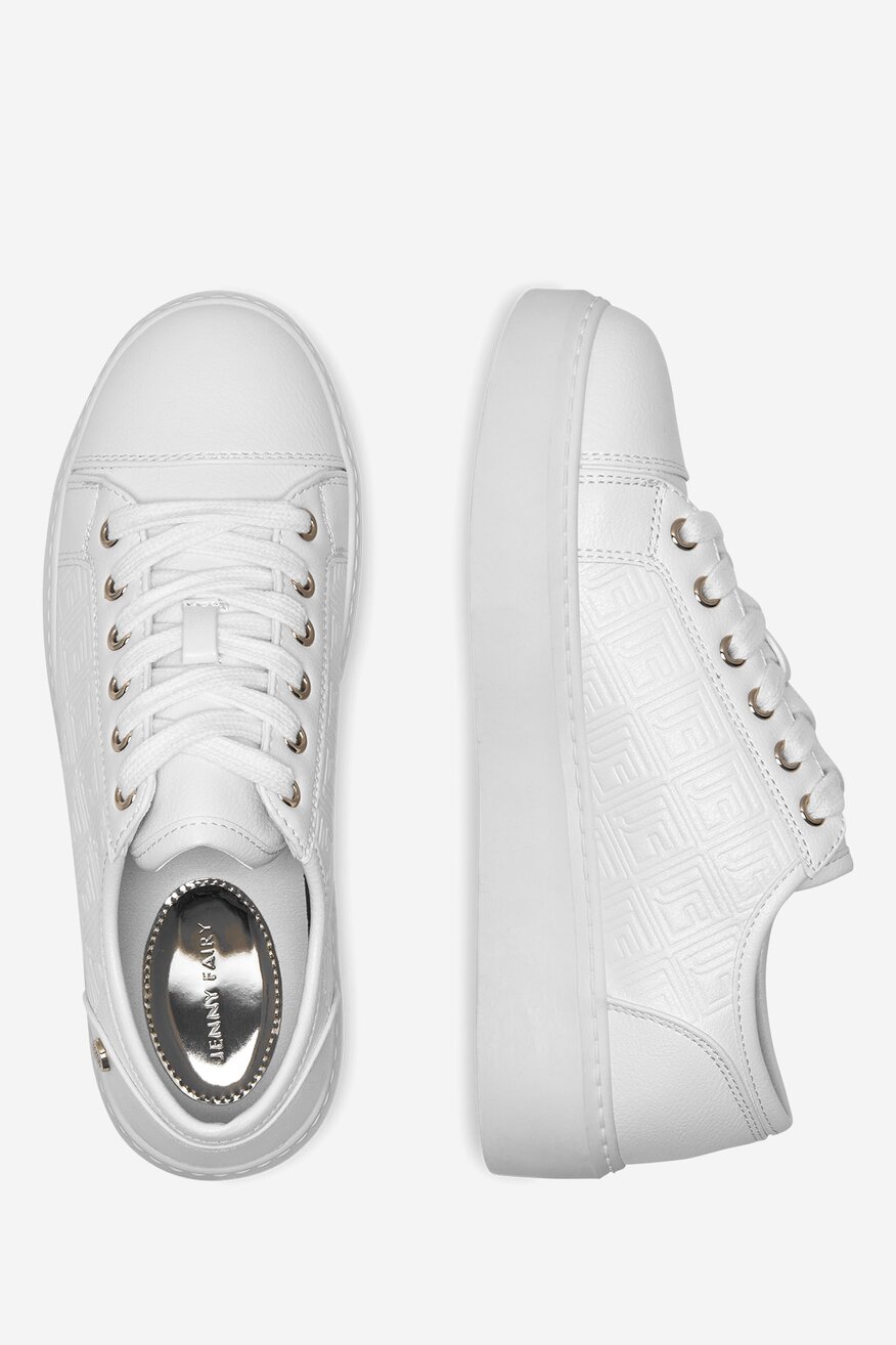 
                Sneakerși Jenny Fairy ALB - 5905588597667