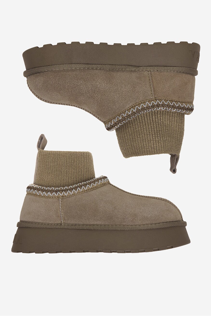 Badura - Śniegowce zamszowe ocieplane - 5906751274613