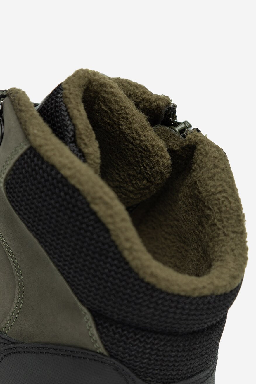Šněrovací vyšší obuv Lasocki Young KHAKI - 5905588965091