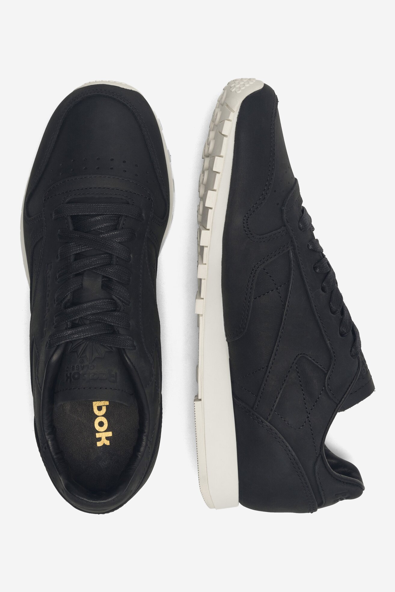 Sneakers Reebok CL LTHR LUX PW V68685 Czarny