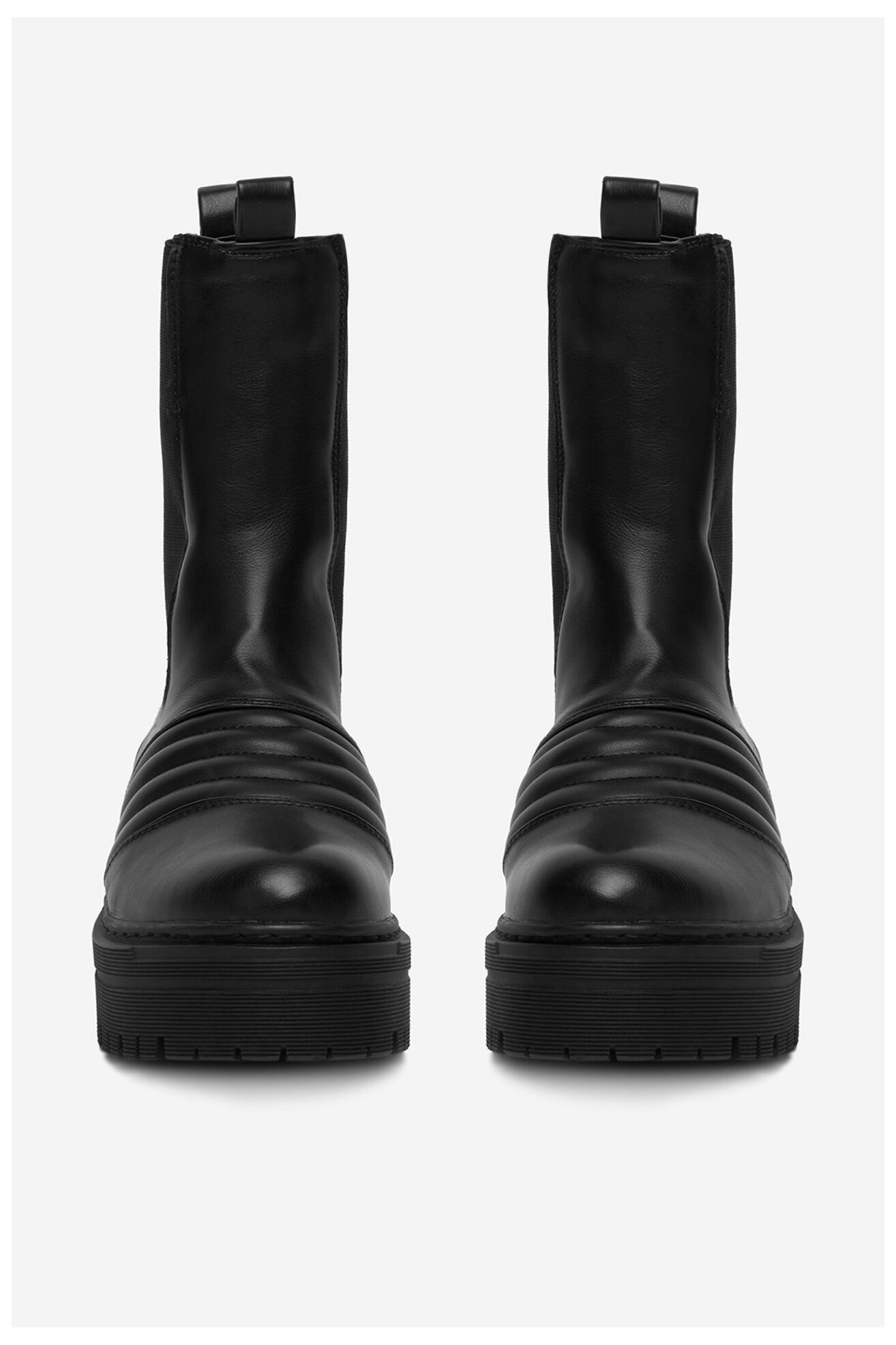 Ghete DeeZee 12888-5-BLACK PU NEGRU