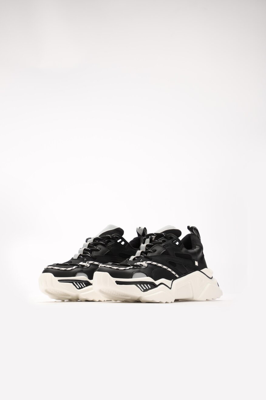 Jenny Fairy - Sneakersy typu ugly shoes czarne - 5903698285931