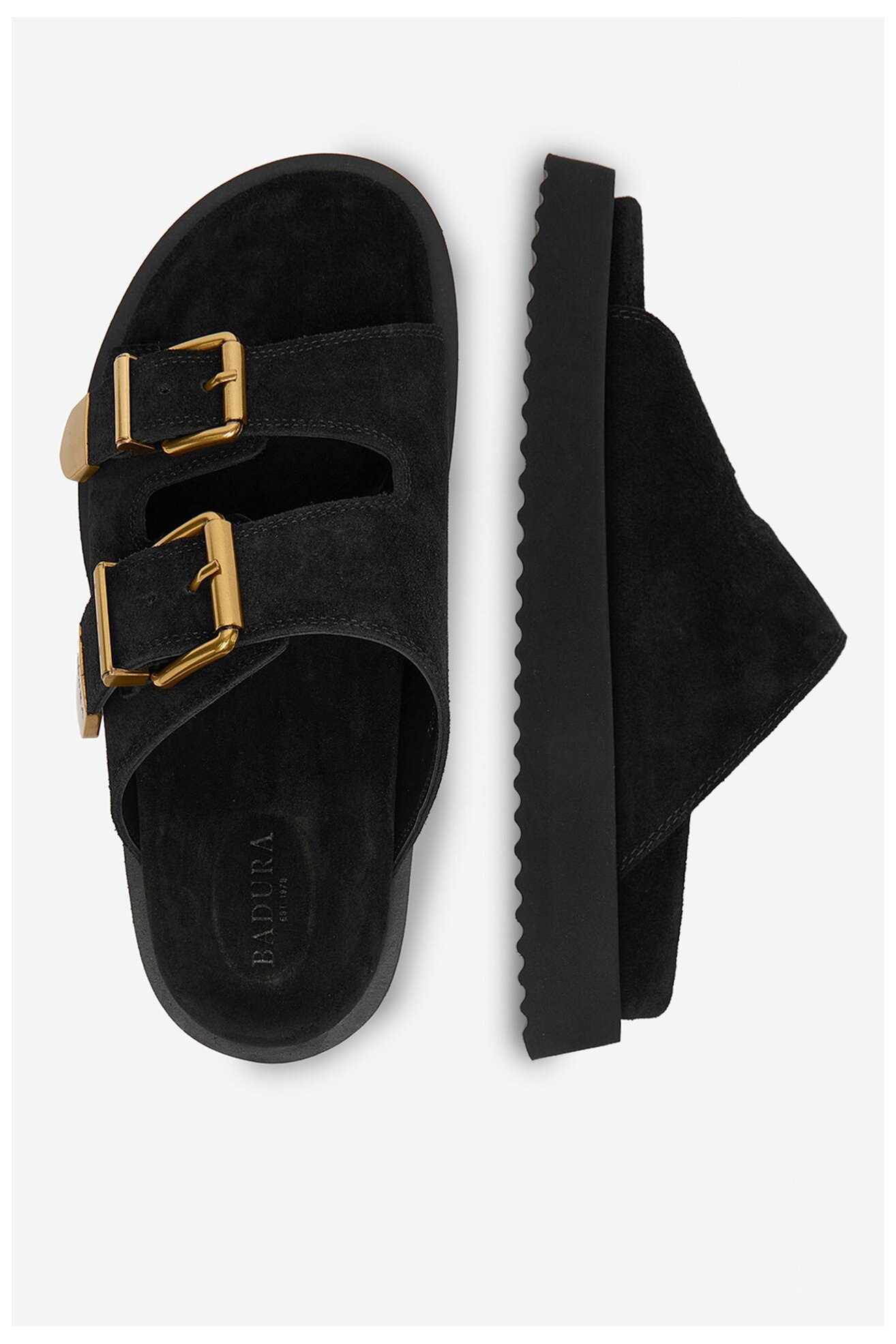 Klapki Badura CYCLAMEN-80033-25 Czarny