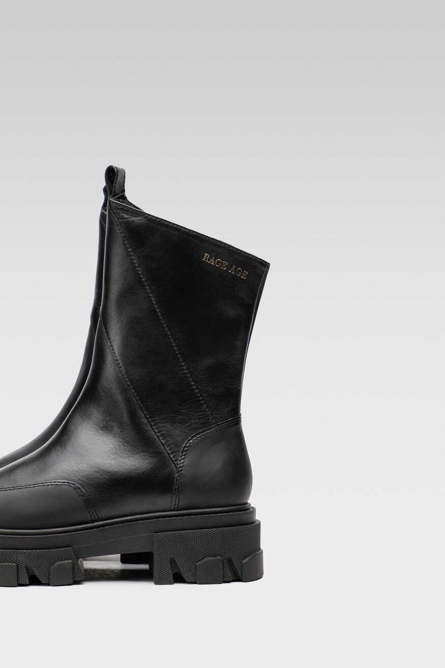 
                RAGE AGE - Botki czarne - 2230032348544