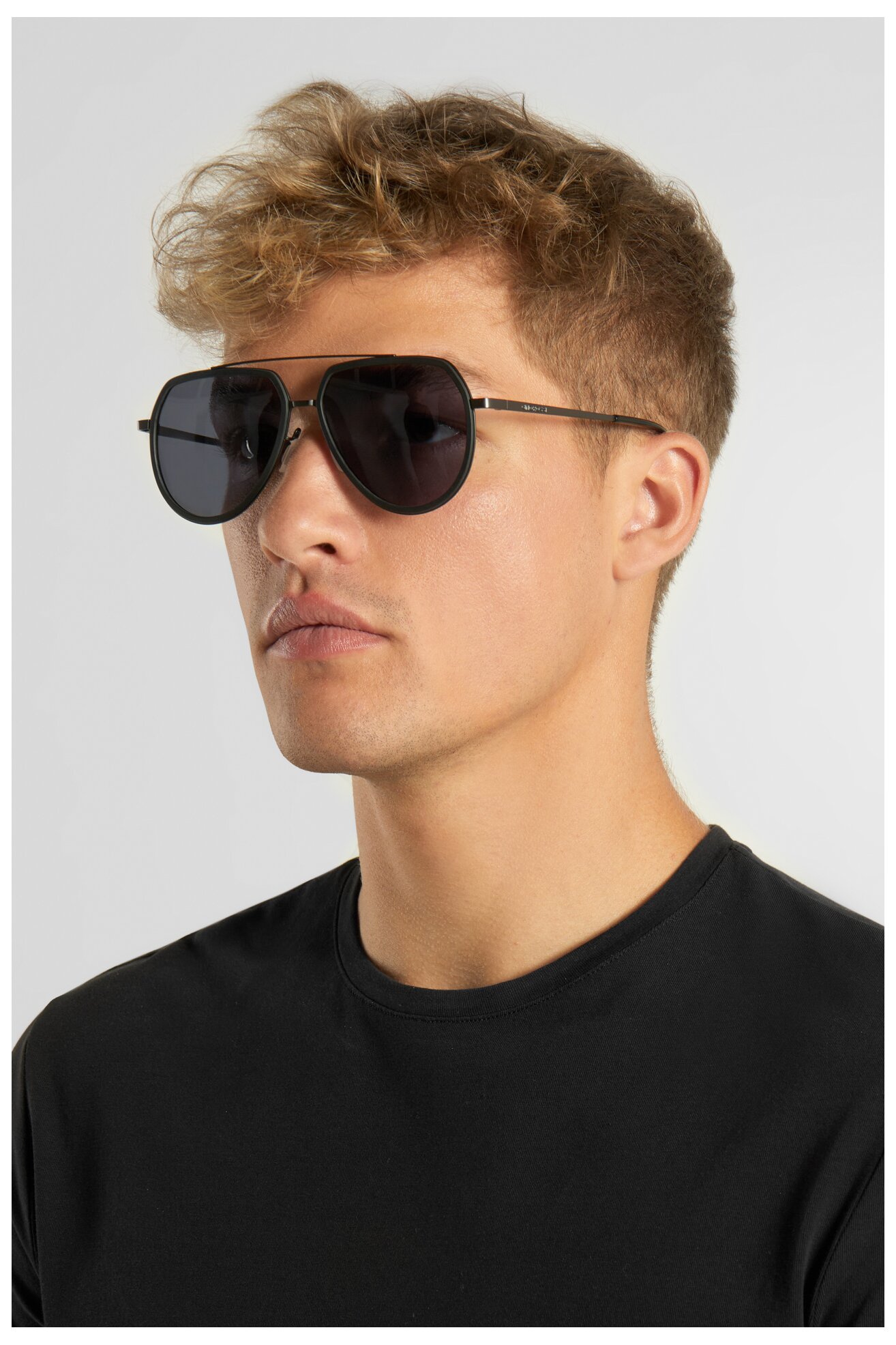 Мъжки слънчеви очила Gino Rossi GR6624S ЧЕРЕН