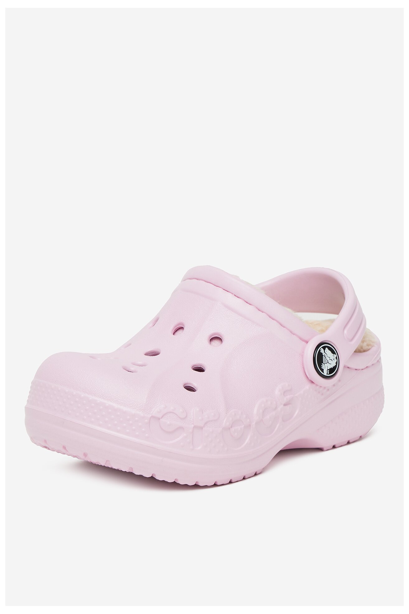 Șlapi pentru bazin Crocs C-BAYA LINED CLOG T 207501-79R ROZ