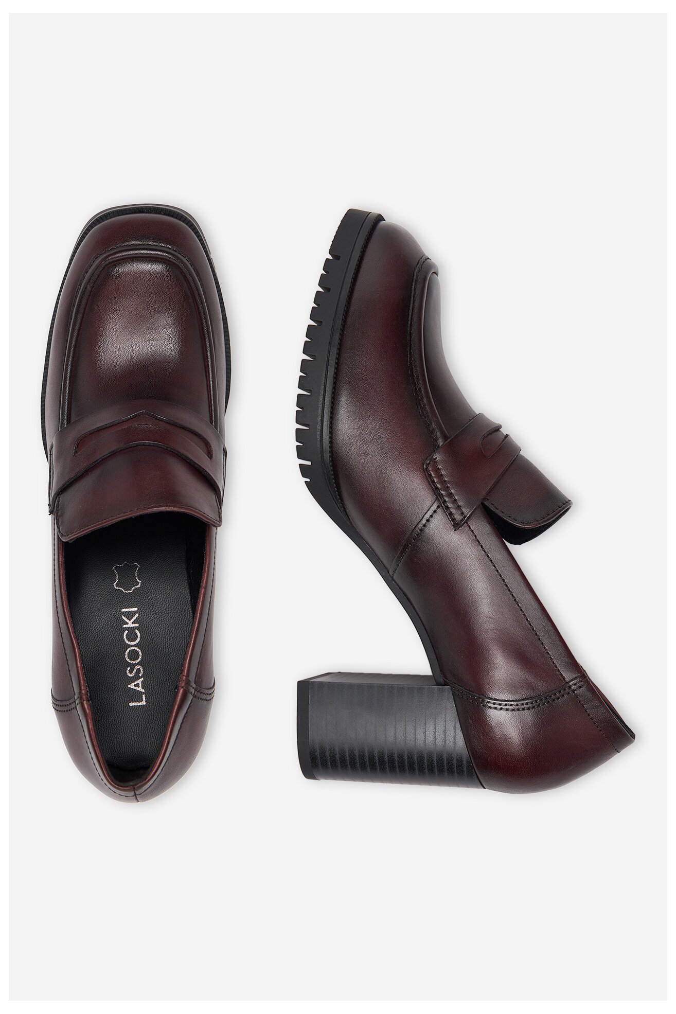 Półbuty Lasocki CEO-WB-GIADA-01C Bordowy