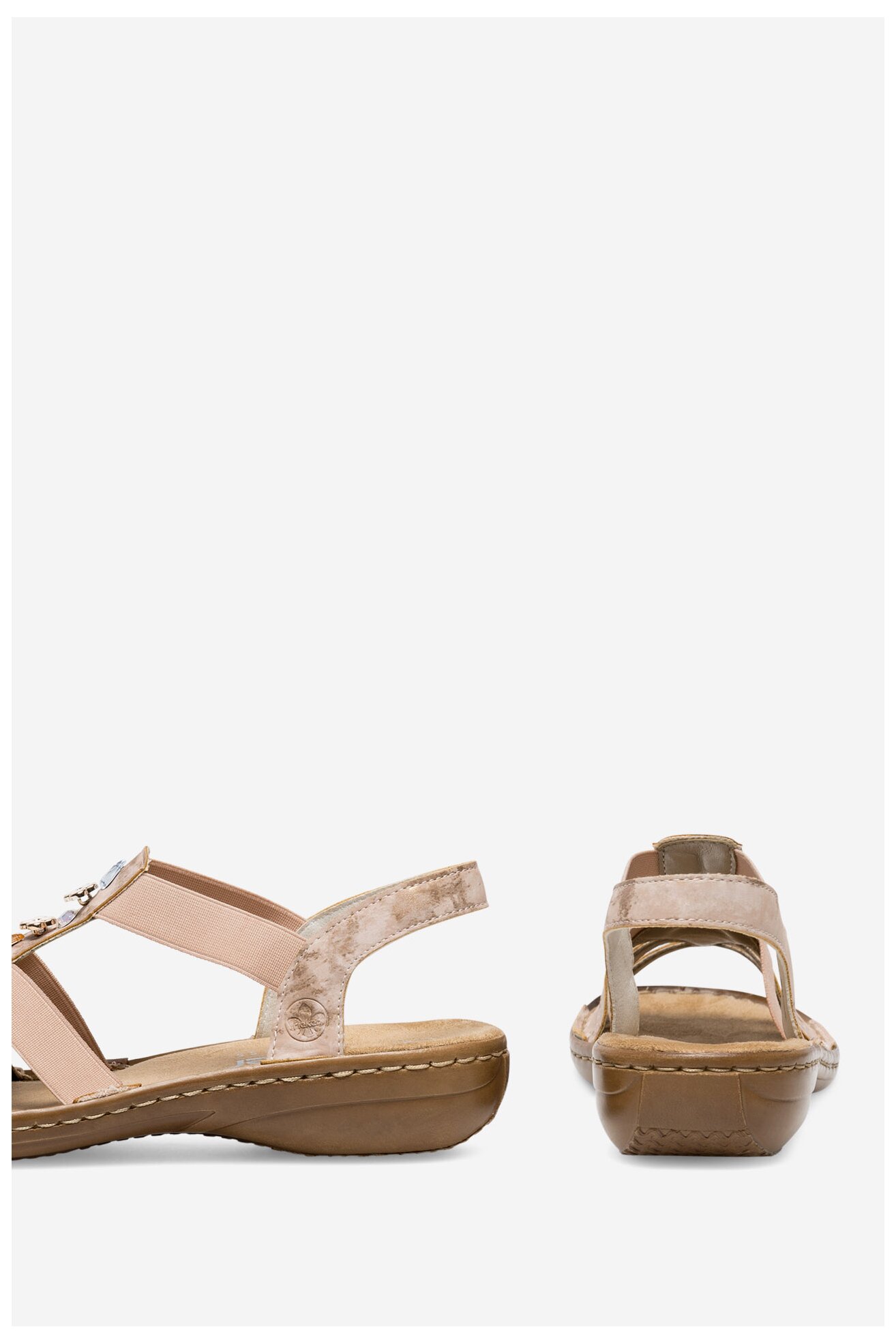 Sandały Rieker 60855-31 Różowy