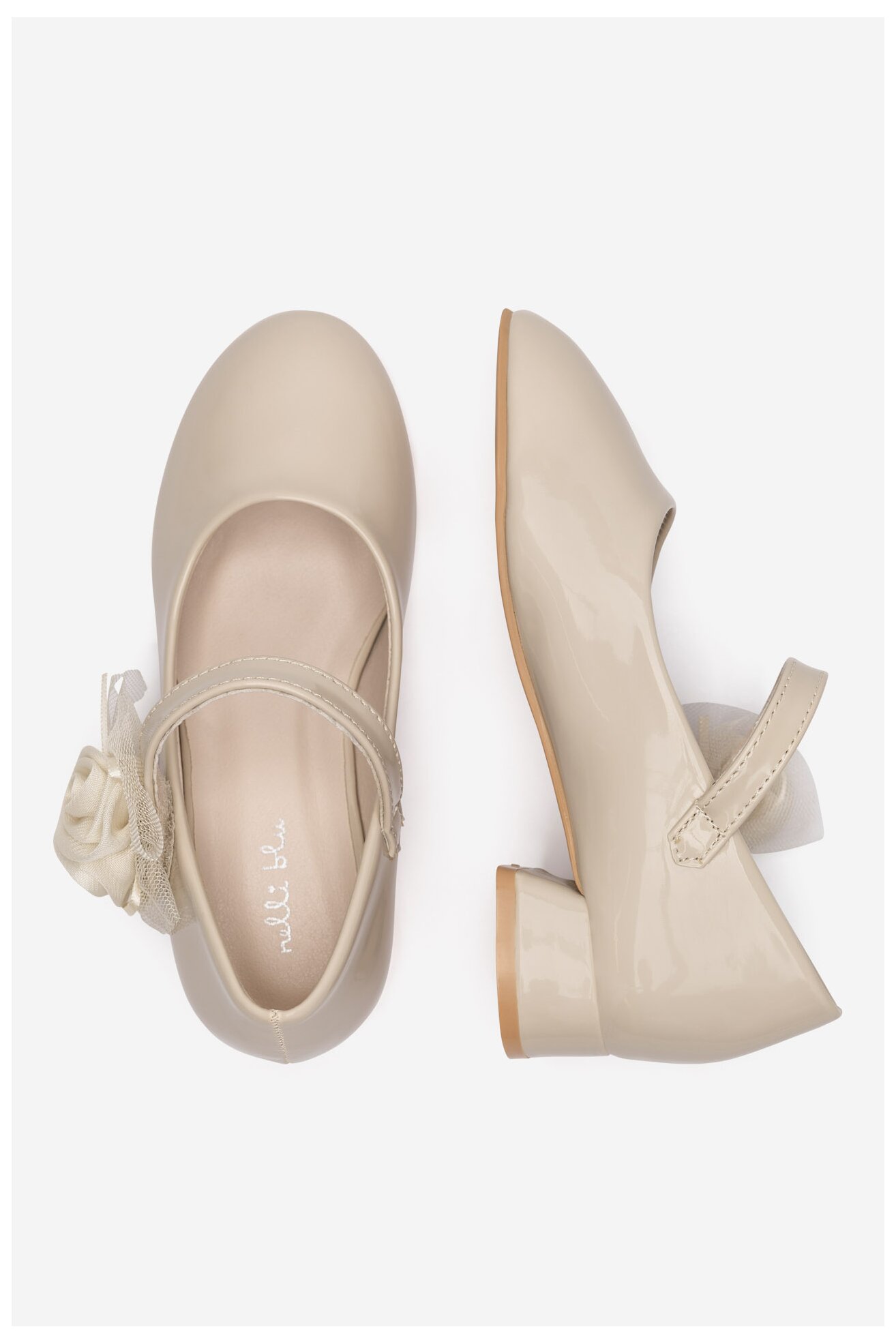 Baleriny Nelli Blu CM220624-2 Beżowy