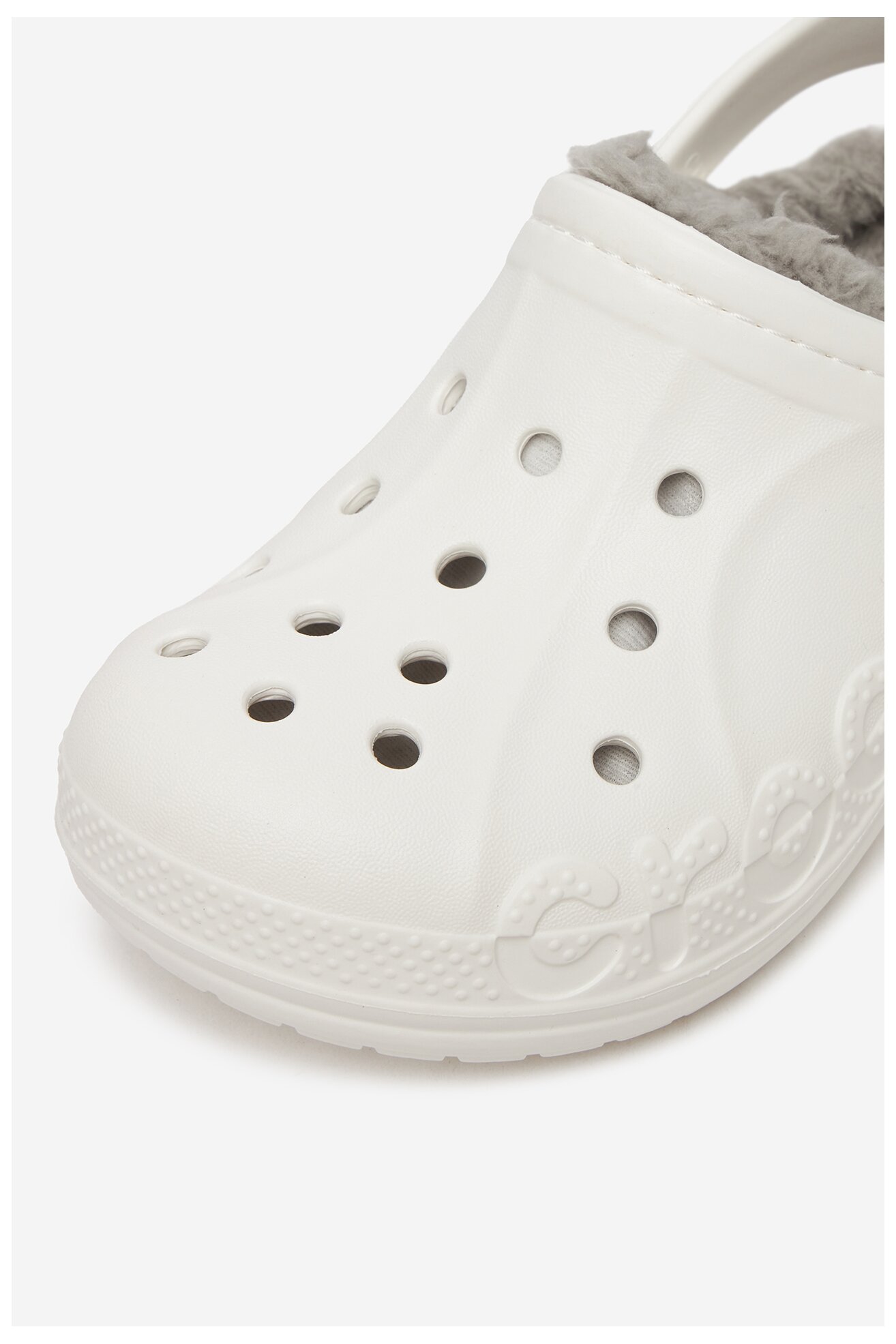 Șlapi pentru bazin Crocs C-BAYA LINED CLOG K 207500-11H ALB