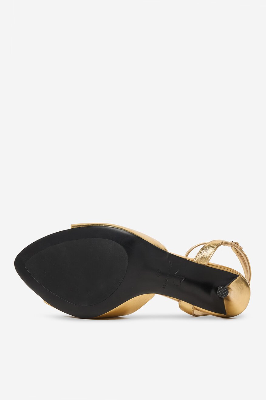 
                EVA MINGE - Sandały skórzane - 5906751805398