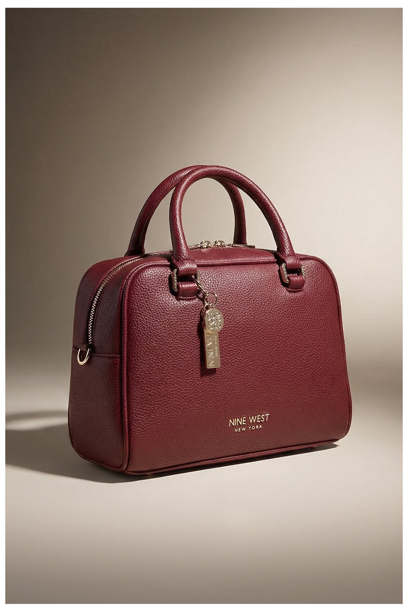 Torebka NINE WEST CEO-BROOKLYN-BLISS-LX10159 Bordowy