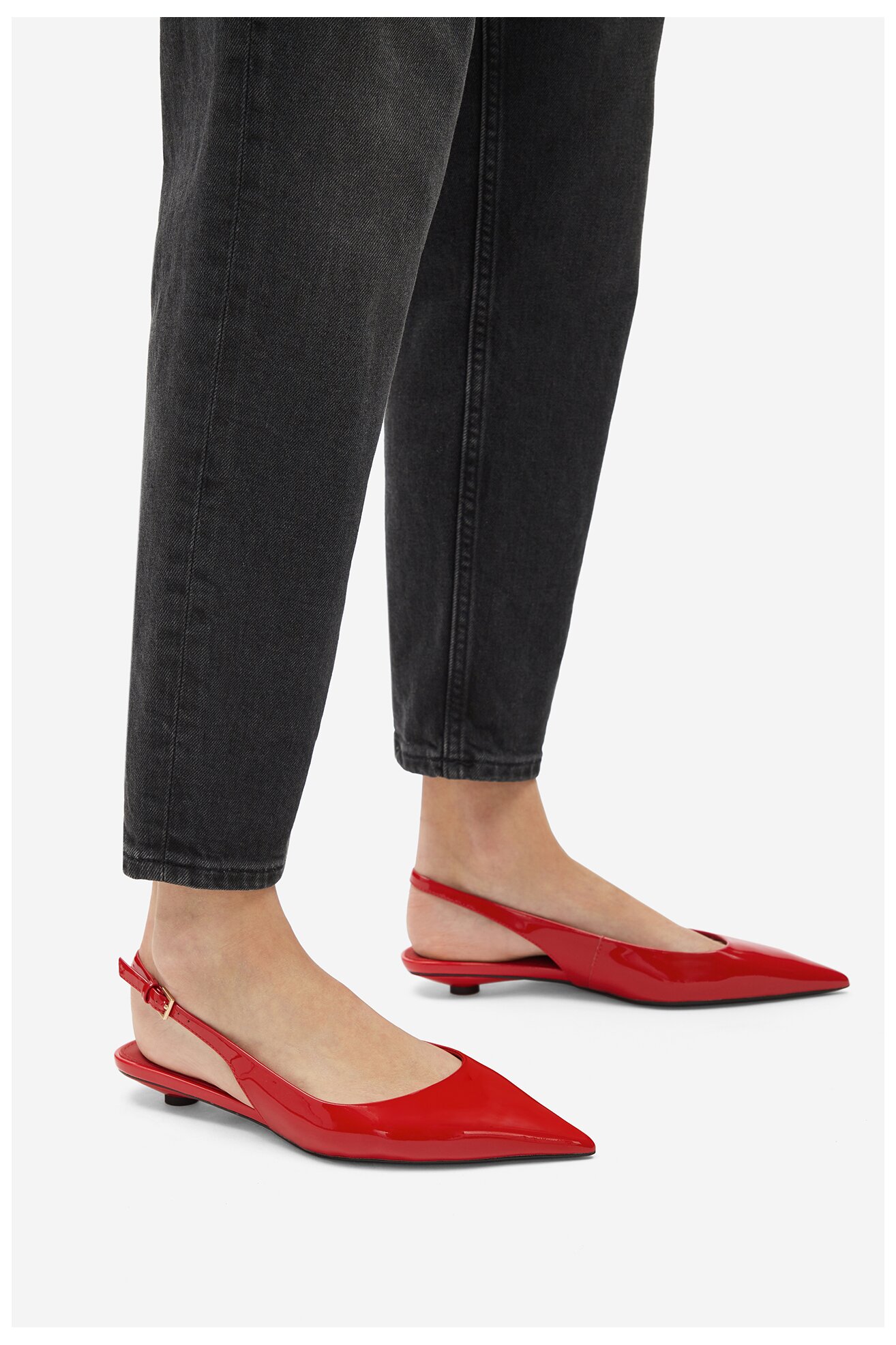 Baleriny Gino Rossi VICI-V1895-105-2 Czerwony