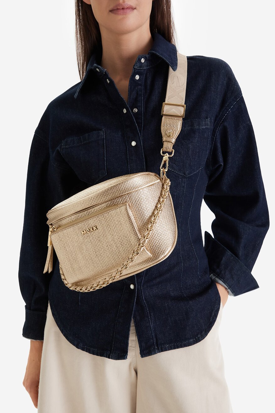 
                Дамска чанта Mexx ЗЛАТИСТ - 5906751666753