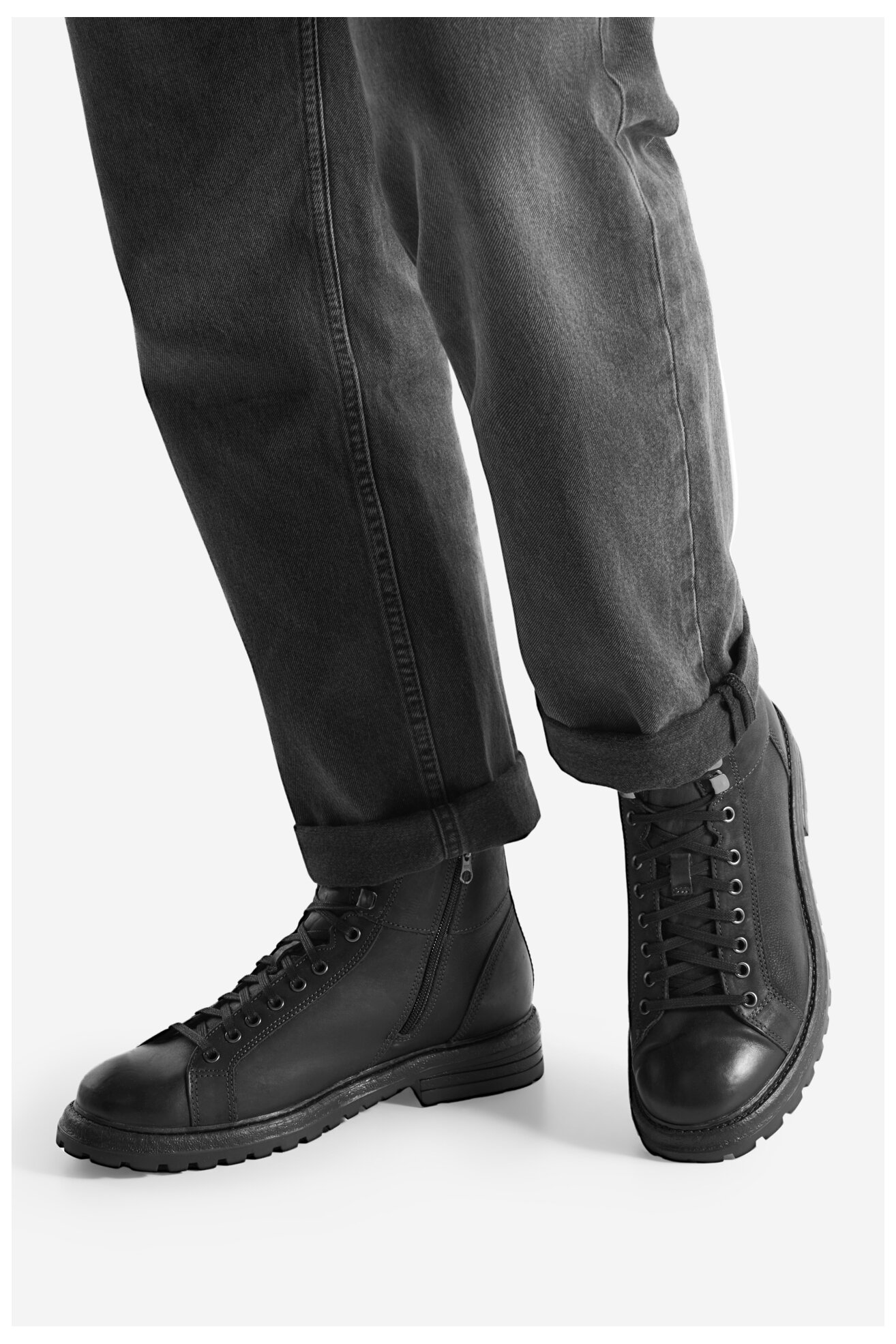 Bocanci Lasocki ITALIAN-02 MB NEGRU