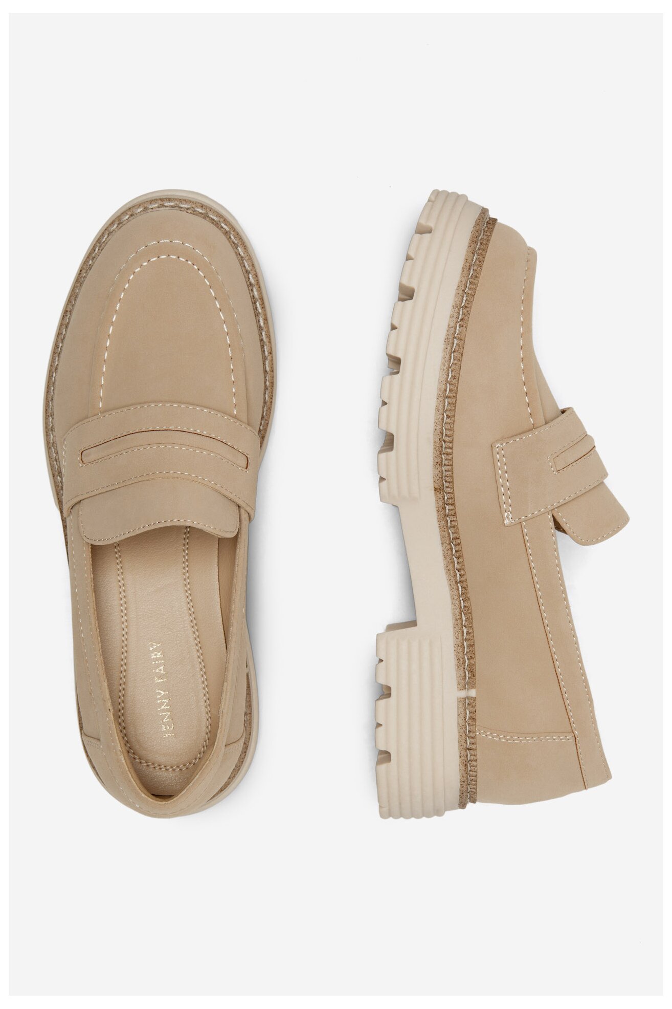 Мокасини Jenny Fairy MOLLIE WS6211-07 БЕЖОВ