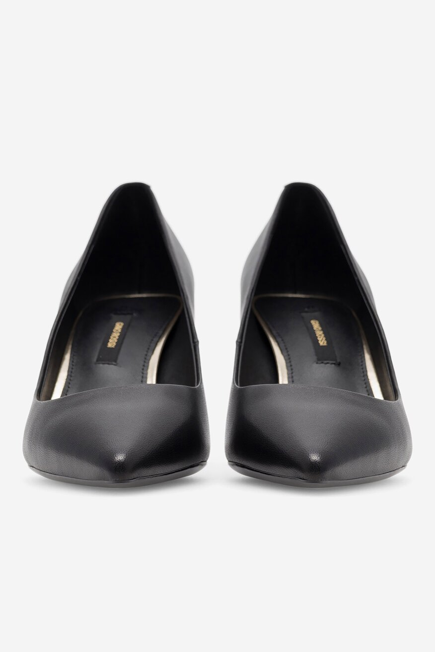 
                Gino Rossi - Czółenka skórzane na szpilce - 5905588064510