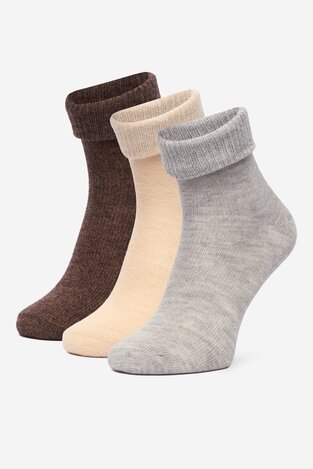 Čarape NINE WEST CEO_KR_NW_101_W_AW25_(3-PACK) SIVA