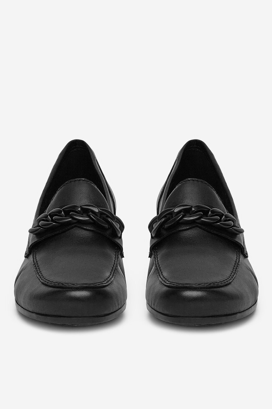 
                Rieker - Półbuty skórzane na obcasie - 2230074048747