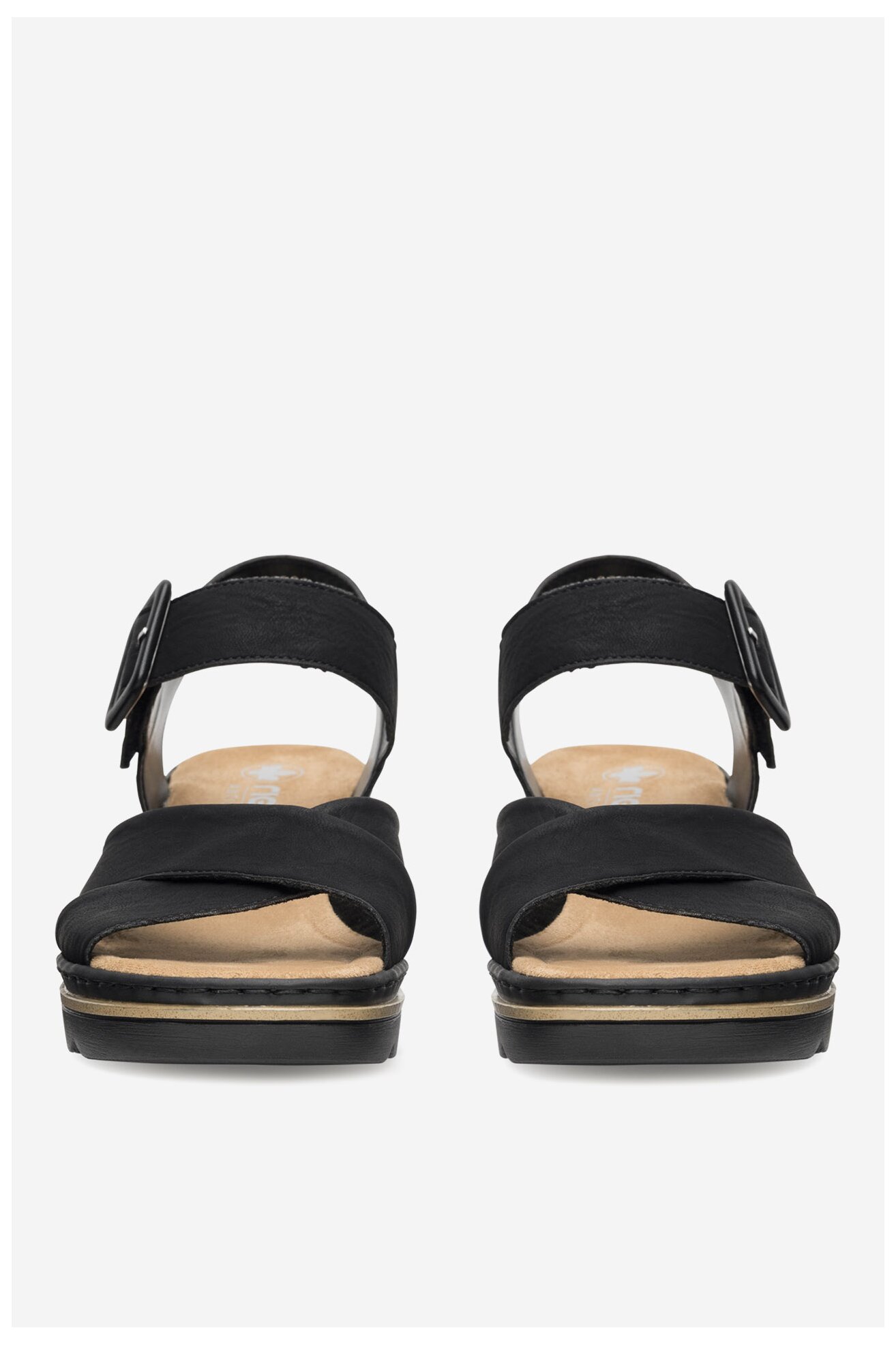 Sandały Rieker 67463-00 Czarny