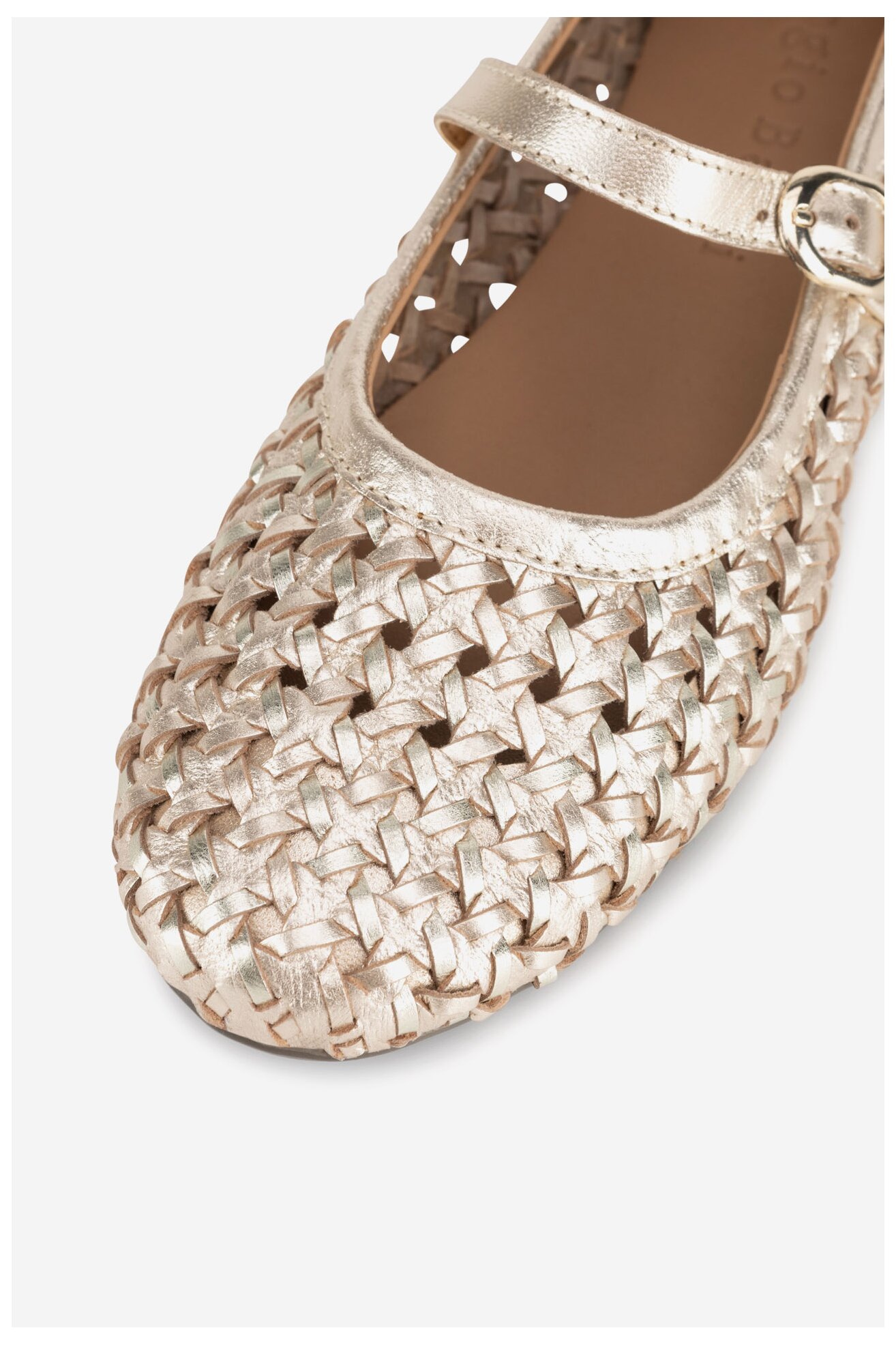 Baleriny Sergio Bardi WI45-F1104-01SB Złoty