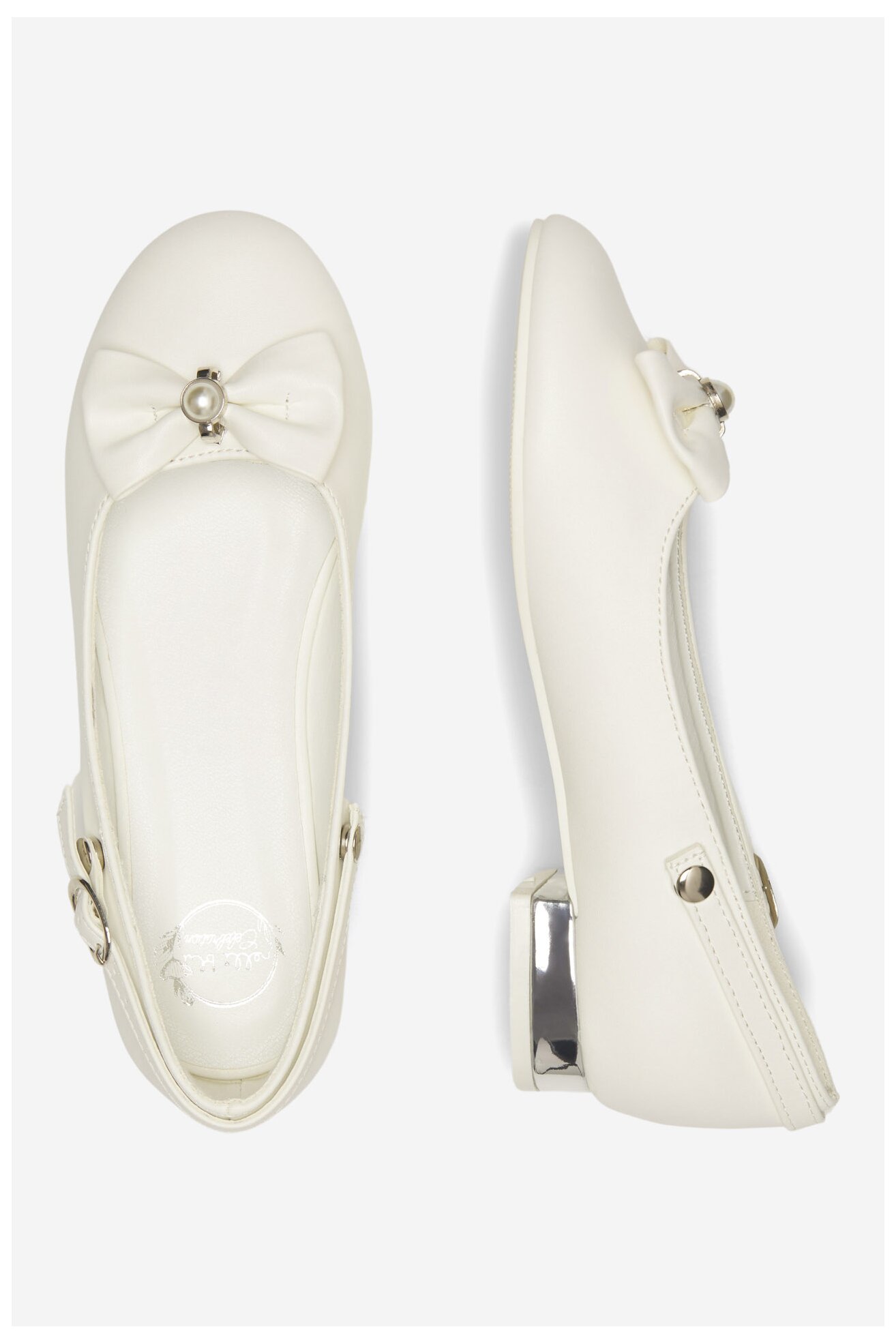 Baleriny Nelli Blu CSA20260-09 Biały