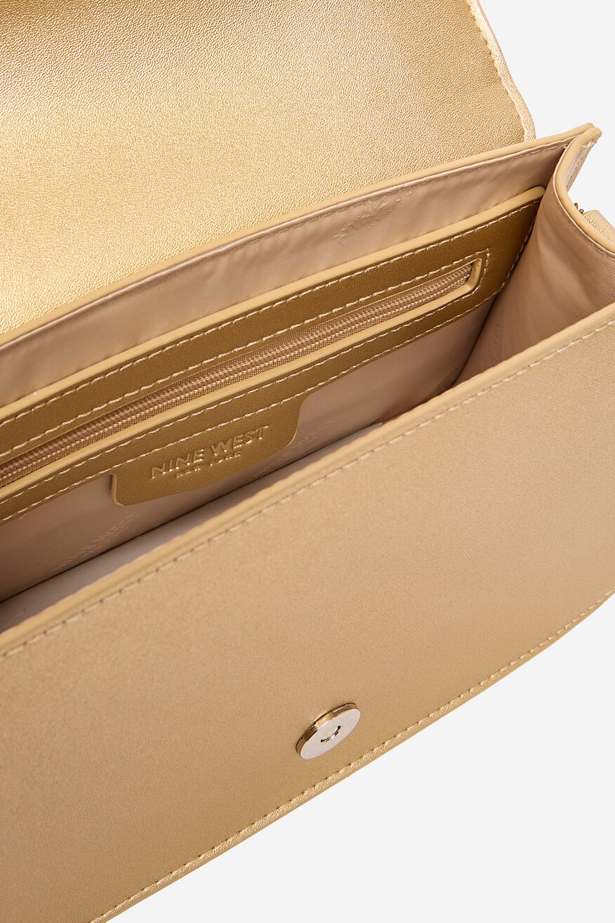 Дамска чанта NINE WEST ЗЛАТИСТ - 5906751451922