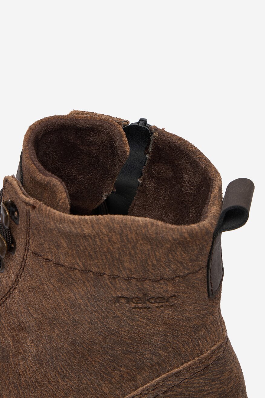 
                Rieker - Trzewiki zamszowe - 2230085561877