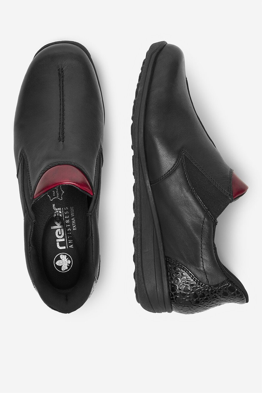 Pantofi casual Rieker NEGRU - 5906751171271