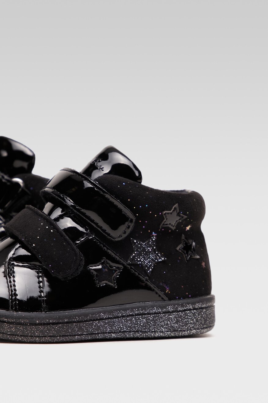 Nelli Blu - Półbuty czarne na rzep - 5903698903712